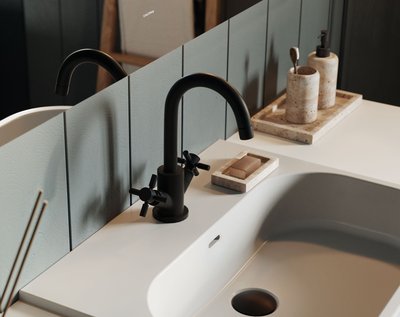 Calypso Tesima Premium Vanity Furniture in Fir Green