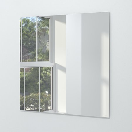 Calypso 900 Landscape Plain Mirror - Bathroom Mirrors