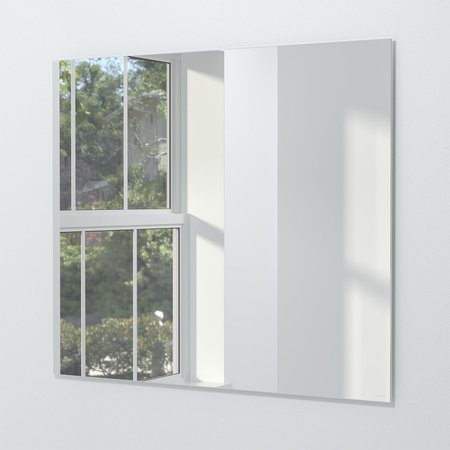 Calypso 1000 Landscape Plain Mirror - Bathroom Mirrors