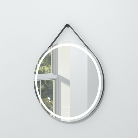 Ronda LED Mirror with Strap 600 - Bathroom Mirrors