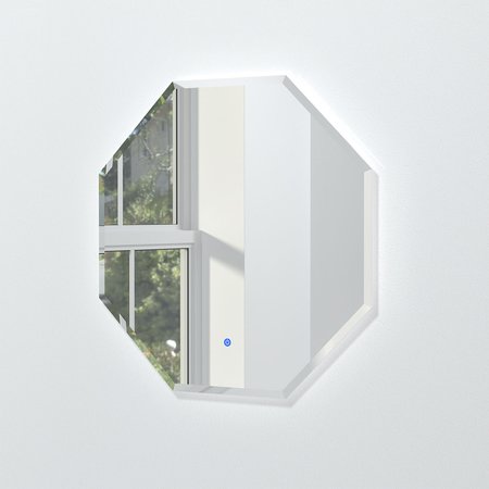 Andrina Octagonal LED Mirror - Bathroom Mirrors