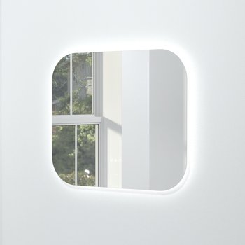 Marbella LED Mirror 800 x 700mm - Plain Edge