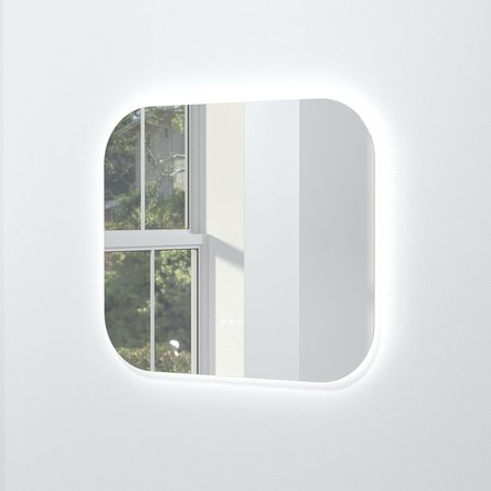 Marbella LED Mirror 800 x 700mm - Plain Edge - Bathroom Mirrors