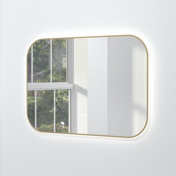 Marbella LED Mirror 1000 x 700mm - Gold