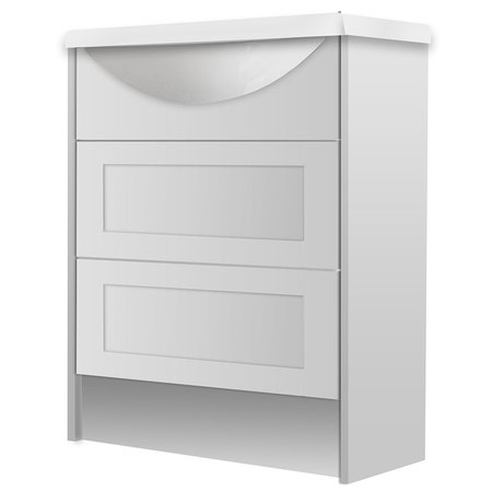 644 Two Drawer FS Vanity Unit For Art Basin - Pentland