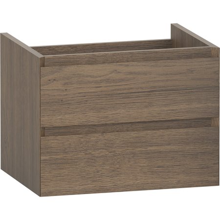 Brenta 600 WH Vanity Unit - Sienna Oak - Brenta