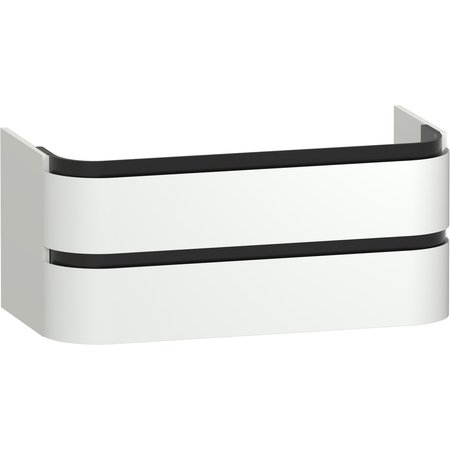 Diamante 1000 WH Vanity Unit 2 Drawer - Satin White - Diamante