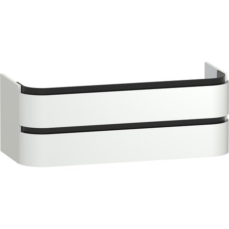 Diamante 1200 WH Vanity Unit 2 Drawer - Satin White - Diamante