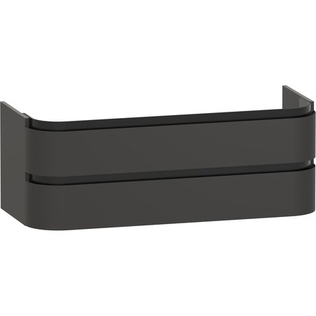 Diamante 1200 WH Vanity Unit 2 Drawer - Satin Grey - Diamante