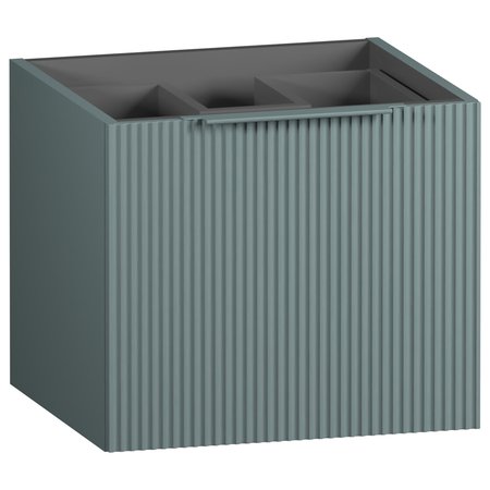 Tesima 500 WH Vanity Unit 2 Drawer Fluted - Fir Green - Tesima