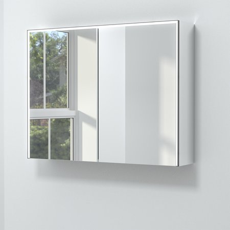 Farnese Mirrored Vanity Cabinet 900mm - Bathroom Mirrors