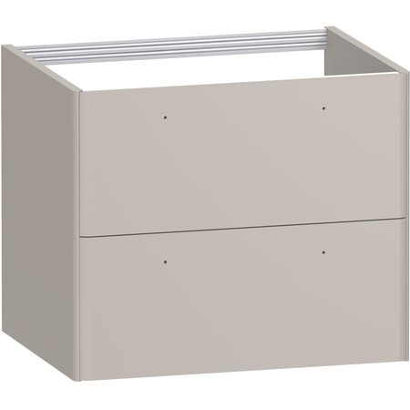 Isla 600 Two Drawer Vanity Unit - Mist Grey - Isla