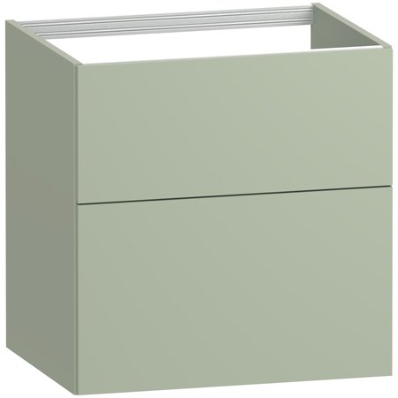 Aurelia 600 Two Drawer Vanity Unit - Fern Green - Aurelia