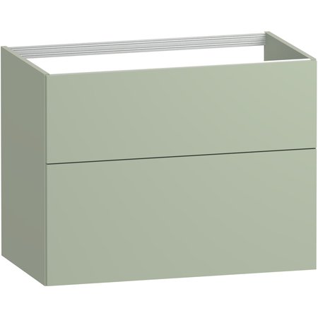 Aurelia 800 Two Drawer Vanity Unit - Fern Green - Aurelia
