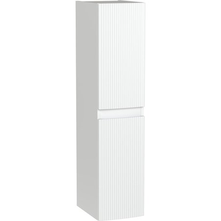 Forino Fluted Wall Unit - Coral White - Levanto