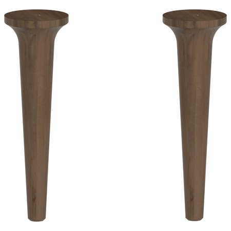 Petra Decorative Legs 290mm - Persian Walnut - Petra