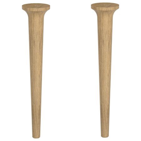 Petra Decorative Legs 430mm - Tortona Oak - Petra