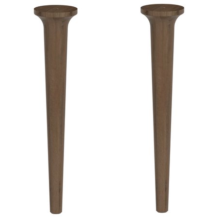 Petra Decorative Legs 430mm - Persian Walnut - Petra
