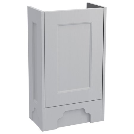 Chelworth 450 Floor standing Unit - Contour White Aspen - Chelworth