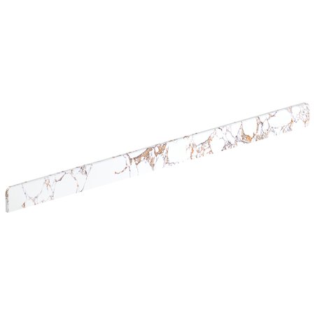 Solid Surface Upstand 1239 x 80 x 12mm Gold Calacatta - Charlbury