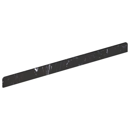 Solid Surface Upstand 1239 x 80 x 12mm Nero Marquina - Charlbury