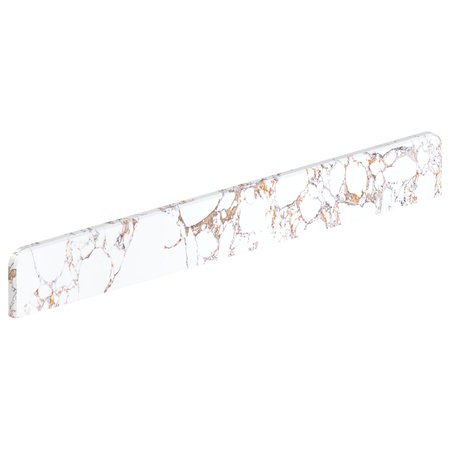 Solid Surface Upstand 644 x 80 x 12mm Gold Calacatta - Petra