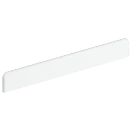 Solid Surface Upstand 644 x 80 x 12mm White Stone - Petra