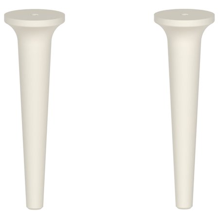 Petra Decorative Legs 290mm - Soft Linen - Petra