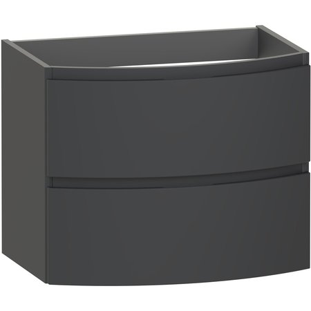 Levanto 700 Wall Hung Vanity Unit - Graphite - Levanto
