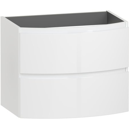 Levanto 700 Wall Hung Vanity Unit - Porcelain White - Levanto