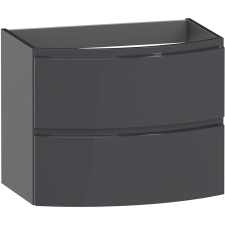 Levanto 700 Wall Hung Vanity Unit - Ember Gloss - Levanto