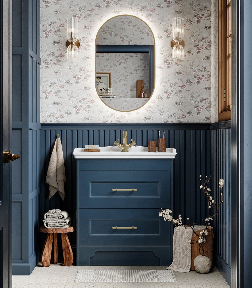 Calypso Veneto Vanity Bathroom Furniture in Pearl